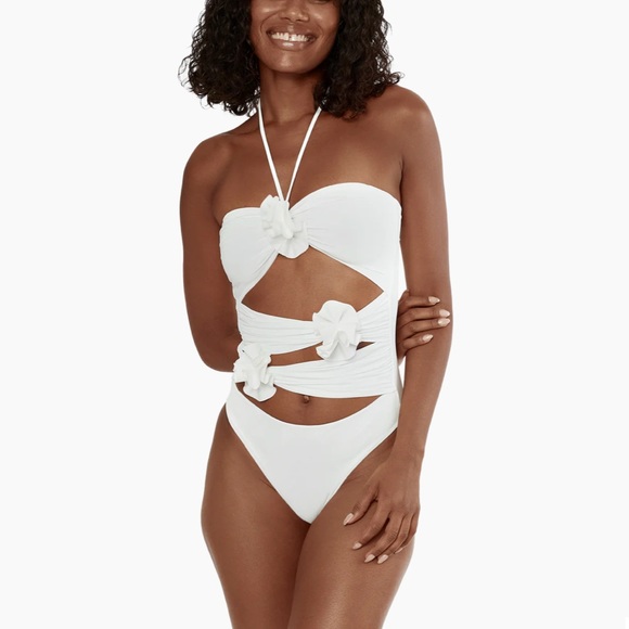 maygel coronel Other - Maygel coronel TRINITARIA flower one piece bikini in white!